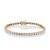 Autre Marque Bracciale in oro giallo 14K con diamanti coltivati in laboratorio 8.82 ctw