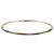 Autre Marque Bracciale rigido flessibile in oro giallo con zaffiri arcobaleno