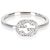 Gucci Interlocking G Ring aus Weißgold und Diamanten