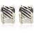 Orecchini Cable David Yurman in oro giallo e argento sterling
