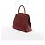Bolsa de mão Hermès Dalvy MM em couro Cushbell, cor Brown Rouge E: 2001 Marrom - vista 2