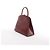 Bolsa de mão Hermès Dalvy MM em couro Cushbell, cor Brown Rouge E: 2001 Marrom - vista 3