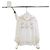 Top Chanel Waterfall de seda con detalles de tul