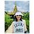 Top senza maniche Céline in cotone grigio con logo Multicolore - vista 7