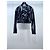 Chanel 23K Jacke aus schwarzem Lackleder Mehrfarben