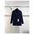 Blazer Céline in lana nero Multicolore