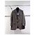 Fendi Jacke aus Wolle Braun mit Logo Muster Mehrfarben