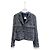 Chanel Tweed Jacket Multi Color Size 38