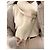 Sciarpa Loewe in cashmere bicolore tea latte e bianco crema Multicolore - vista 5