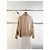 Miu Miu Camel Wool Jacket with Gold Logo Embroidery Multiple colors - view 3