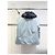 Moncler Blue Down Jacket with Detachable Fur Collar Multiple colors - view 4