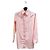 Top Chanel de seda rosa tamanho 34 Multicor