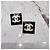 Boucles d'oreilles Chanel en émail noir Multicolore - vue 2