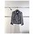 Chanel Tweed Jacke Mehrfarbig Größe 40 Mehrfarben