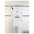 Top Louis Vuitton in cotone bianco con logo di perline Multicolore