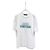 Top Louis Vuitton in cotone bianco con logo di perline