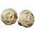 Boucles d'oreilles Chanel dorées à clip Multicolore
