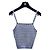 Top camisola de cachemir a rayas Chanel 24A