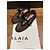 Alaïa Bailarinas de malla negra con tiras de cuero charol Negro - vista 10