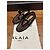 Alaïa Bailarinas de malla negra con tiras de cuero charol Negro - vista 8