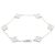 Bracciale Sweet Alhambra con diamanti Van Cleef & Arpels Argento - vista 2