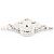 Bracciale Sweet Alhambra con diamanti Van Cleef & Arpels Argento - vista 4