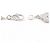 Bracciale Sweet Alhambra con diamanti Van Cleef & Arpels Argento - vista 5