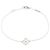 Bracciale Sweet Alhambra Diamanti Van Cleef & Arpels Argento