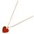 Collana Sweet Alhambra Cuore Van Cleef & Arpels Rosso D'oro