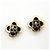 Orecchini Pure Alhambra Onyx Van Cleef & Arpels Nero D'oro - vista 4