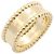 Anillo Banda Perleture Van Cleef & Arpels Dorado