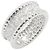 Van Cleef & Arpels Perlee Diamantring Silber