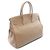 Hermès Borsa Hermes Birkin 35 in pelle Togo grigia Marrone - vista 2