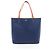 Hermès Hermes Double Sens 36 Tote Bag Orange Roh Marineblau