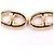 Hermès Orecchini a lobo Hermes Farandole 18K Pink Gold D'oro - vista 5