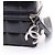 Borsa a mano pouch Chanel Chocolate Bar Cube Nero - vista 6