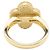 Van Cleef & Arpels Vintage Alhambra Onyx Ring Schwarz Golden - Ansicht 3