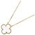Van Cleef & Arpels Vintage Alhambra Halskette aus Perlmutt Weiß Golden