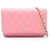 Borsa Chanel Matelassé in pelle d'agnello rosa