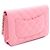 Borsa Chanel Matelassé in pelle d'agnello rosa - vista 2