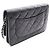 Borsa a tracolla Chanel Matelassé in pelle d'agnello nera Nero - vista 2