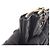 Borsa a tracolla Chanel Matelassé in pelle d'agnello nera Nero - vista 10