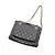 Borsa a tracolla Chanel Matelassé in pelle d'agnello nera Nero - vista 17