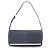Fendi Schultertasche aus Denim-Leder Braun Marineblau