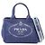 Bolso Tote 2-Way Prada CANAPA Azul marino