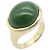 Autre Marque Tiffany & Co. Elsa Peretti Ring aus Nephrit Golden Grün
