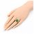 Autre Marque Tiffany & Co. Elsa Peretti Ring aus Nephrit Golden Grün - Ansicht 8