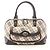 Borsa a mano Burberry Nova Check Marrone Multicolore Beige