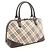 Borsa a mano Burberry Nova Check Marrone Multicolore Beige - vista 2
