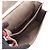 Borsa a tracolla Fendi Mini Kan I Metallic in rosa - vista 3